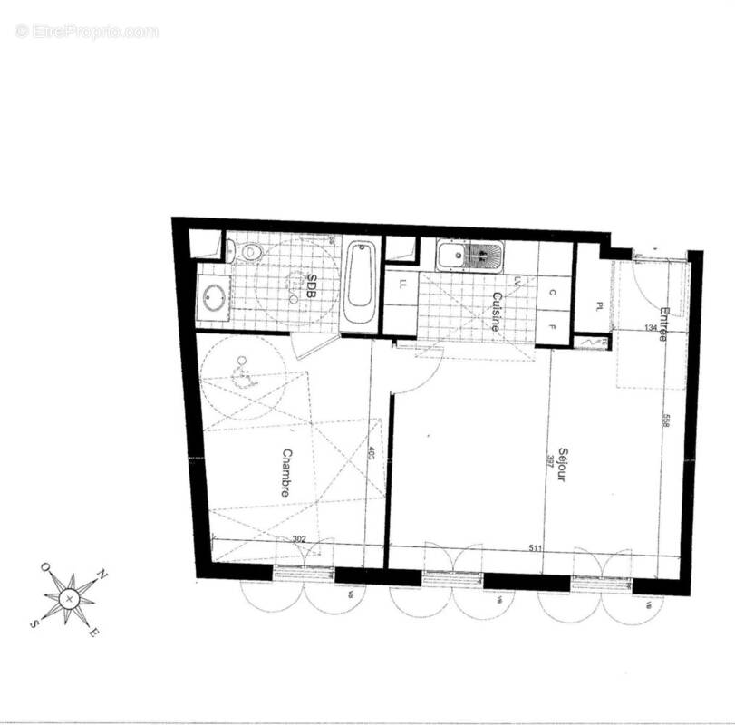 Appartement à CROISSY-SUR-SEINE