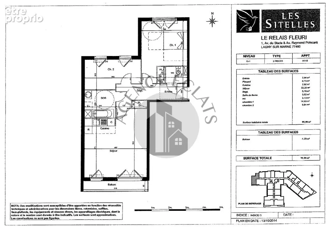 Appartement Lagny Sur Marne 3 pièce(s) - photo 11