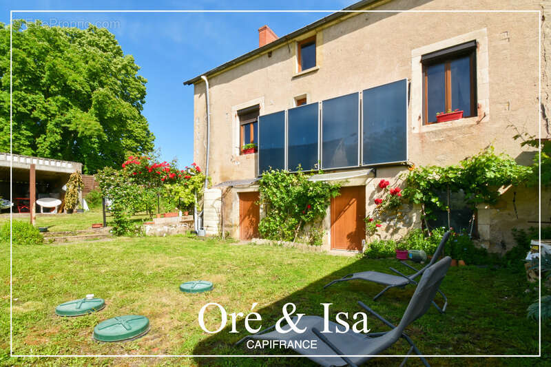 Dpt Cher (18), Loye-Sur-Arnon, Maison 112 m² – Grand terrain, dépendance de 100 m² et garage avec fosse - photo 48