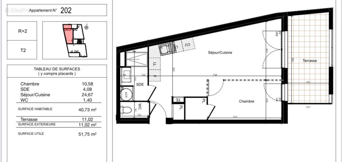 Appartement à CASTELNAU-LE-LEZ