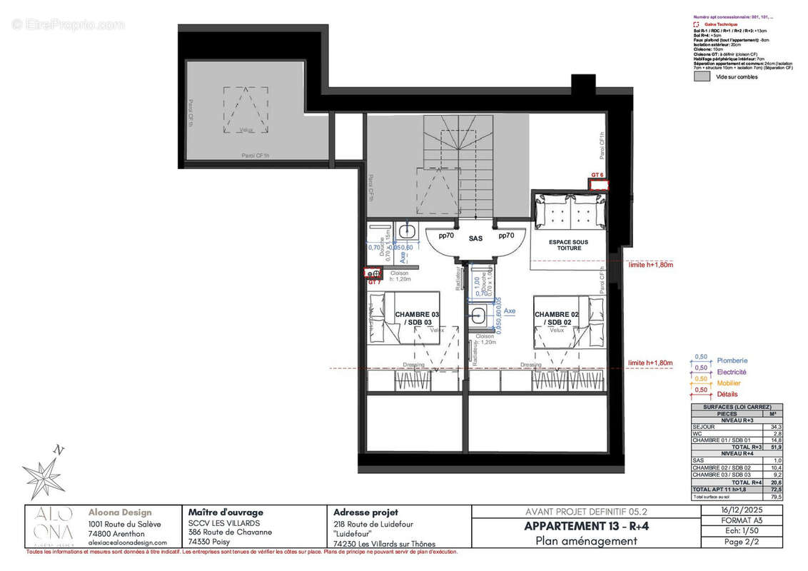 Appartement à LES VILLARDS-SUR-THONES