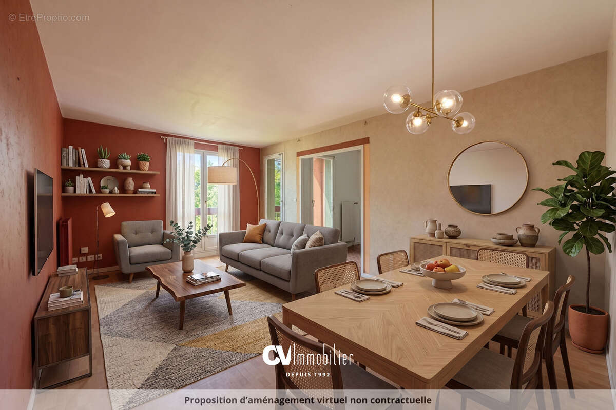 Appartement f3 centre ville évreux dans coproprieté securisée - photo 3