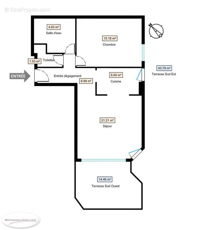 Appartement à LE CANNET