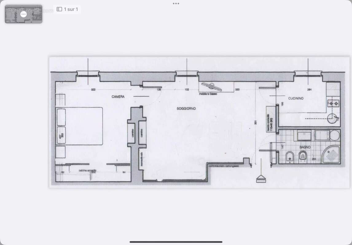 Appartement à MENTON