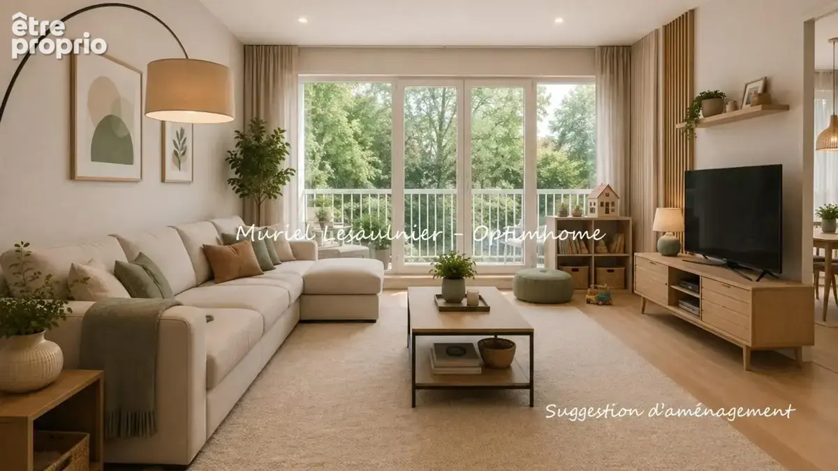 Appartement familial 95 m² 3 chambres, balcon, cave & parking - photo 4