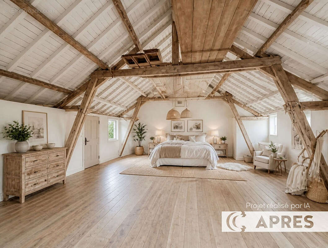Longère en pierre à rénover à Saint-Aubin-d'Aubigné 60m² - photo 10