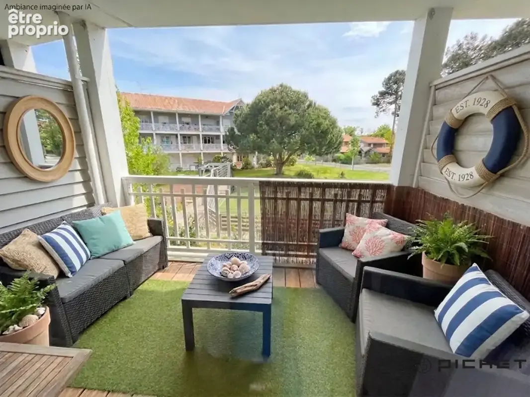 La teste de buch appartement t3 terrasse parking couvert - photo 2