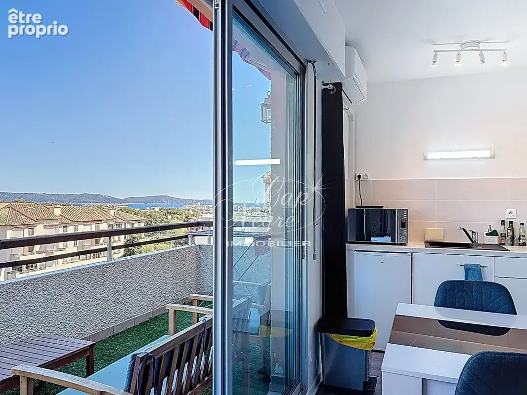 Studio cabine vue mer rénové à vendre à cavalaire sur mer - golfe de saint tropez - photo 6