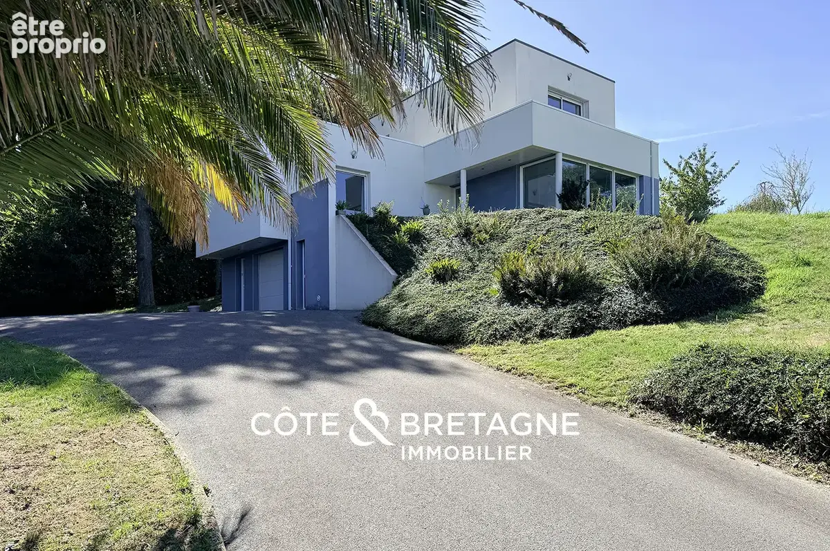 Trédrez-locquémeau   maison d’architecte lumineuse avec vue mer et grand terrain  réf : 2026168 - photo 2