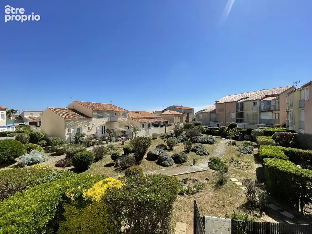 Marseillan plage - après-canal  t2 avec accès privatif à la plage et parking - photo 1