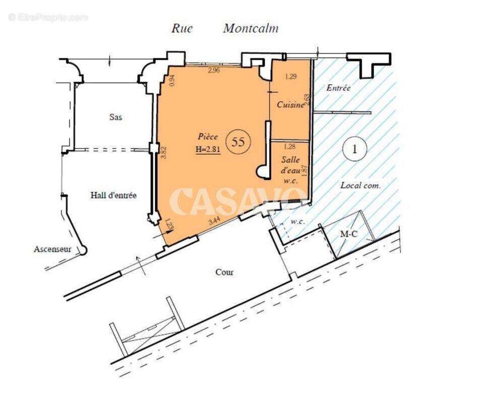 Appartement à PARIS-18E