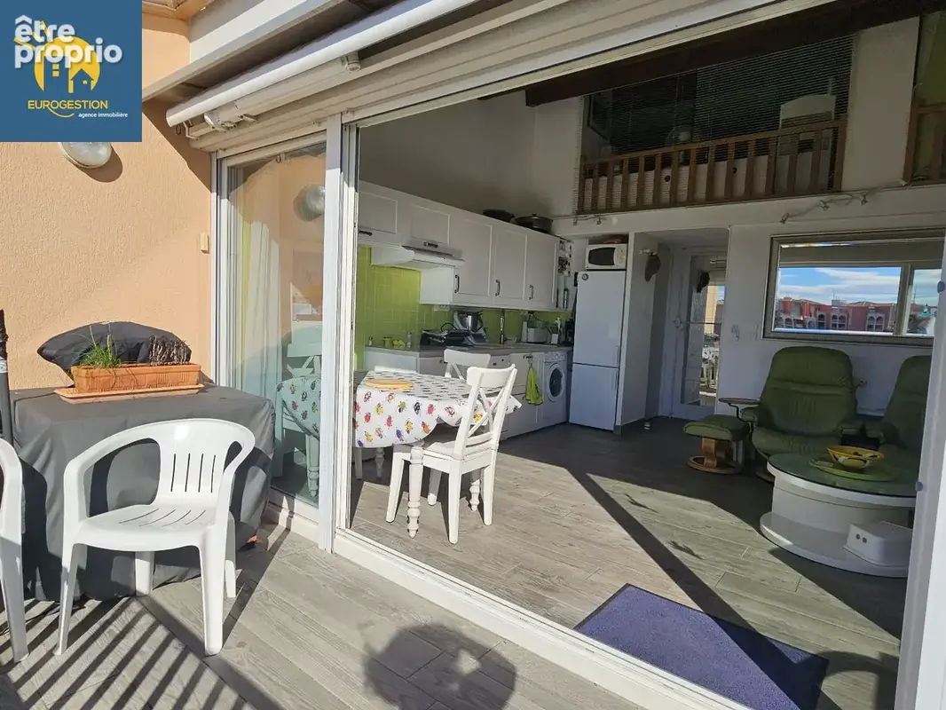 Vue mer et pyrénées : 3 pieces en duplex - photo 3