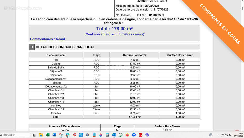 Maison à RIVE-DE-GIER