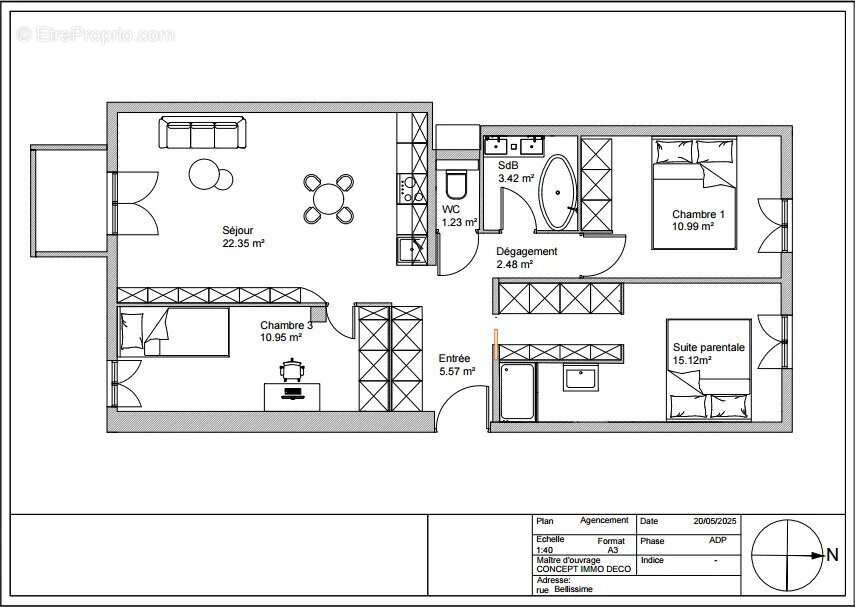 Appartement à CAGNES-SUR-MER