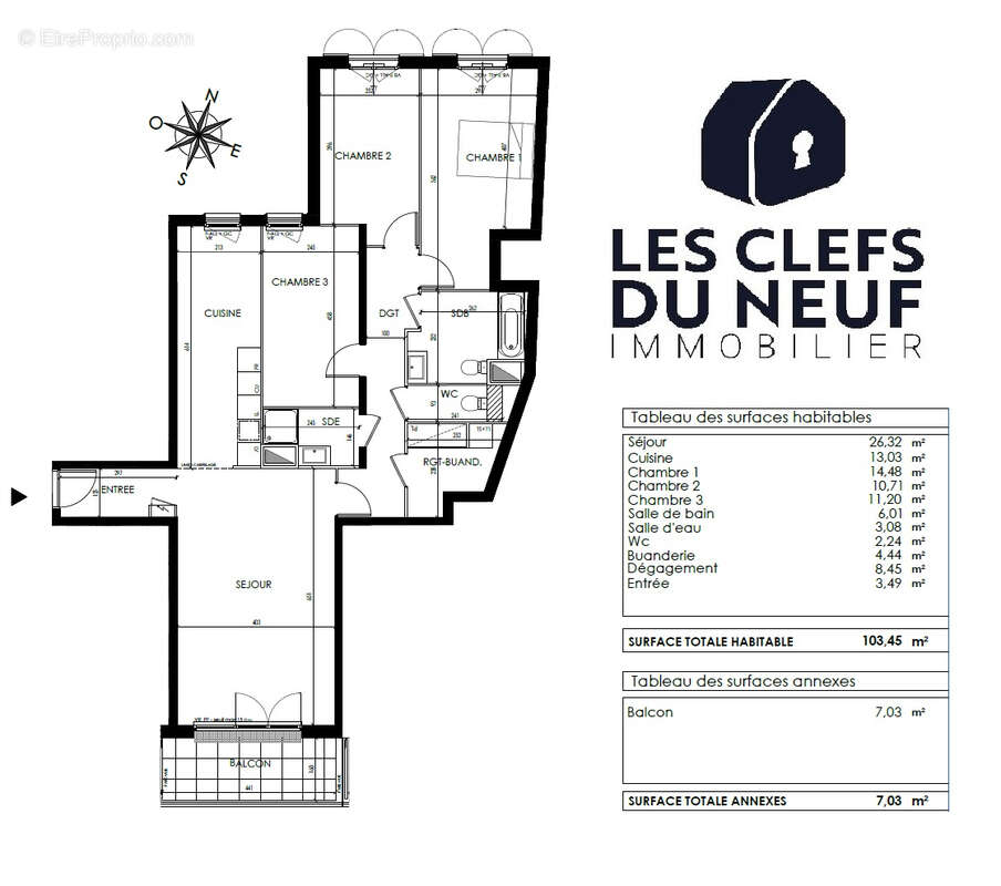 Appartement à MAISONS-LAFFITTE
