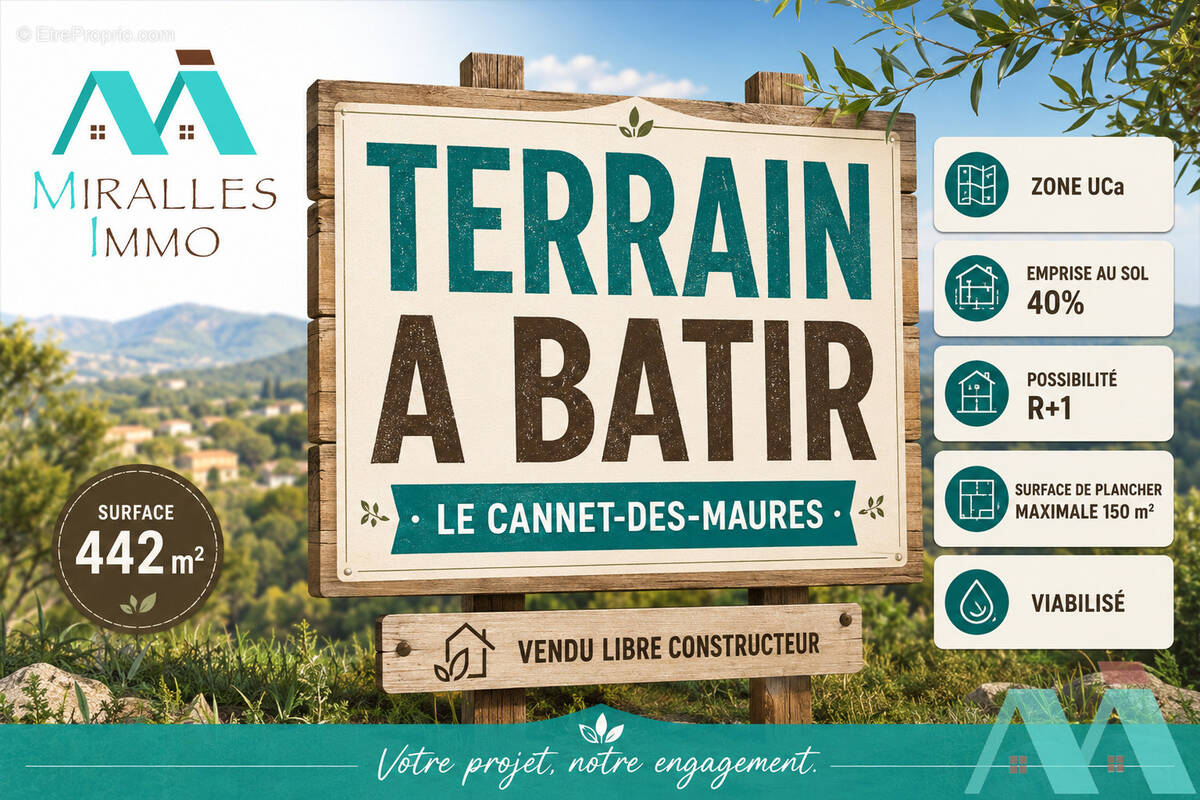 Terrain à LE CANNET-DES-MAURES