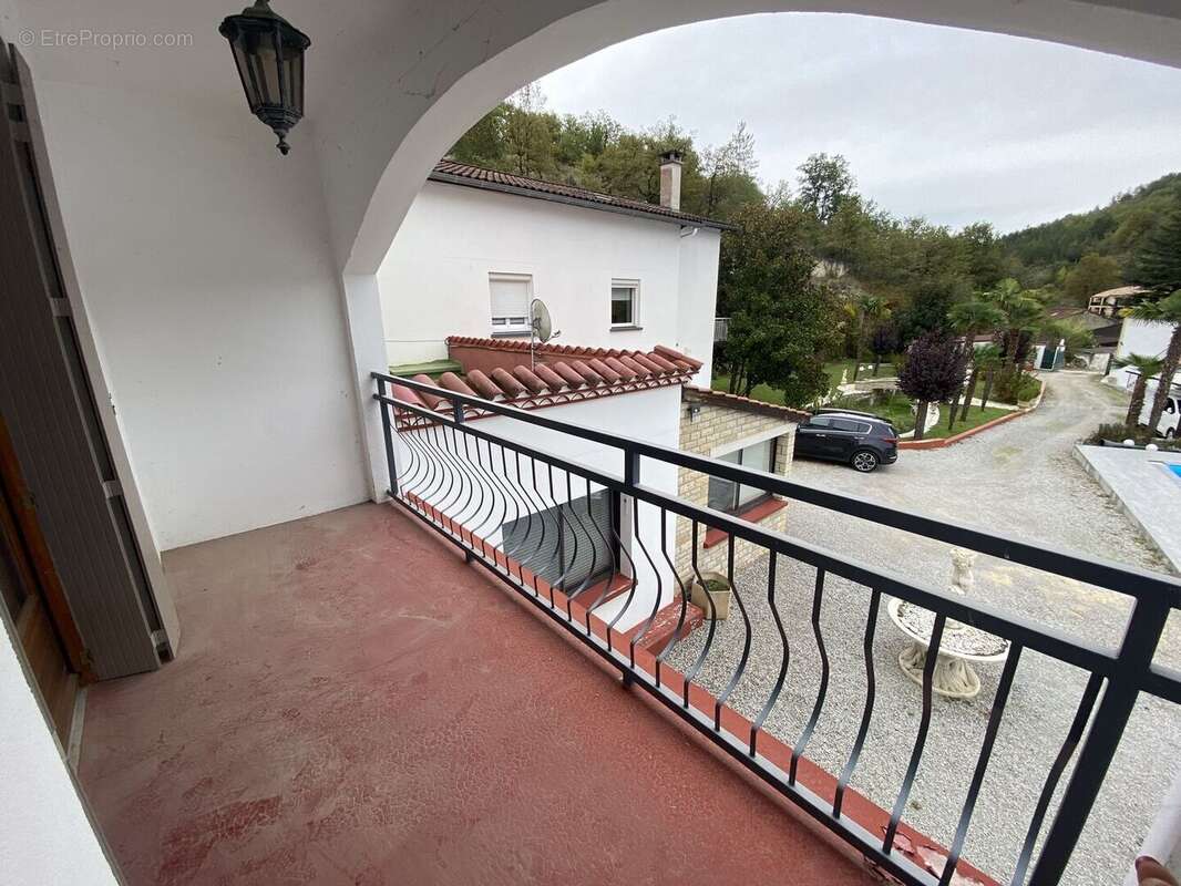 balcon suite 1ère maison - Maison à CAHORS