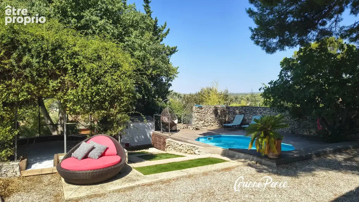 Nîmes Maison de charme villa rénovée avec magnifique vue proposé par Corinne Ponce Immobilier - photo 6