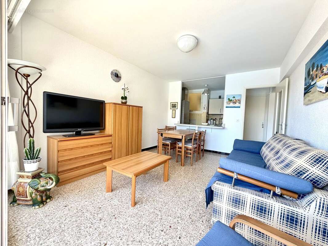 Deux pieces avec terrasse et parking vue sur le port - photo 3