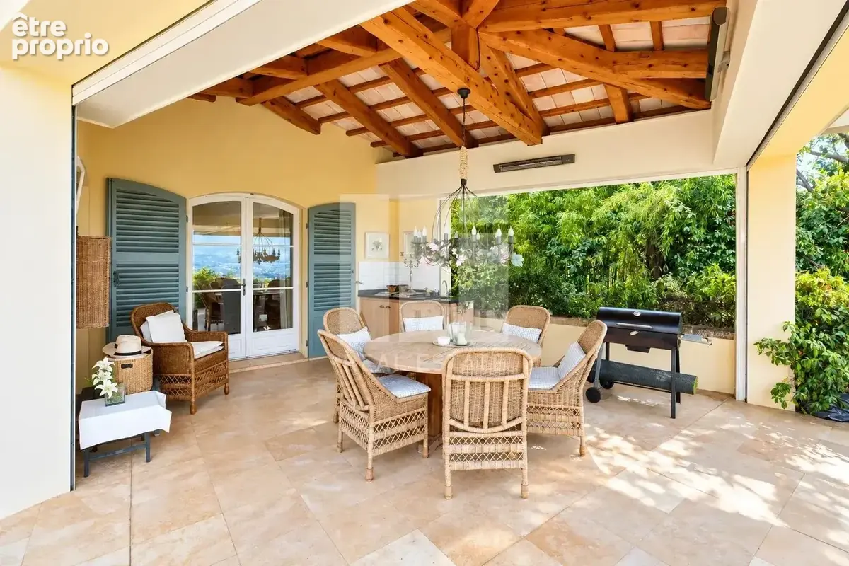 Mougins : village a pied - au calme - magnifique villa provençale 5 ch - photo 8