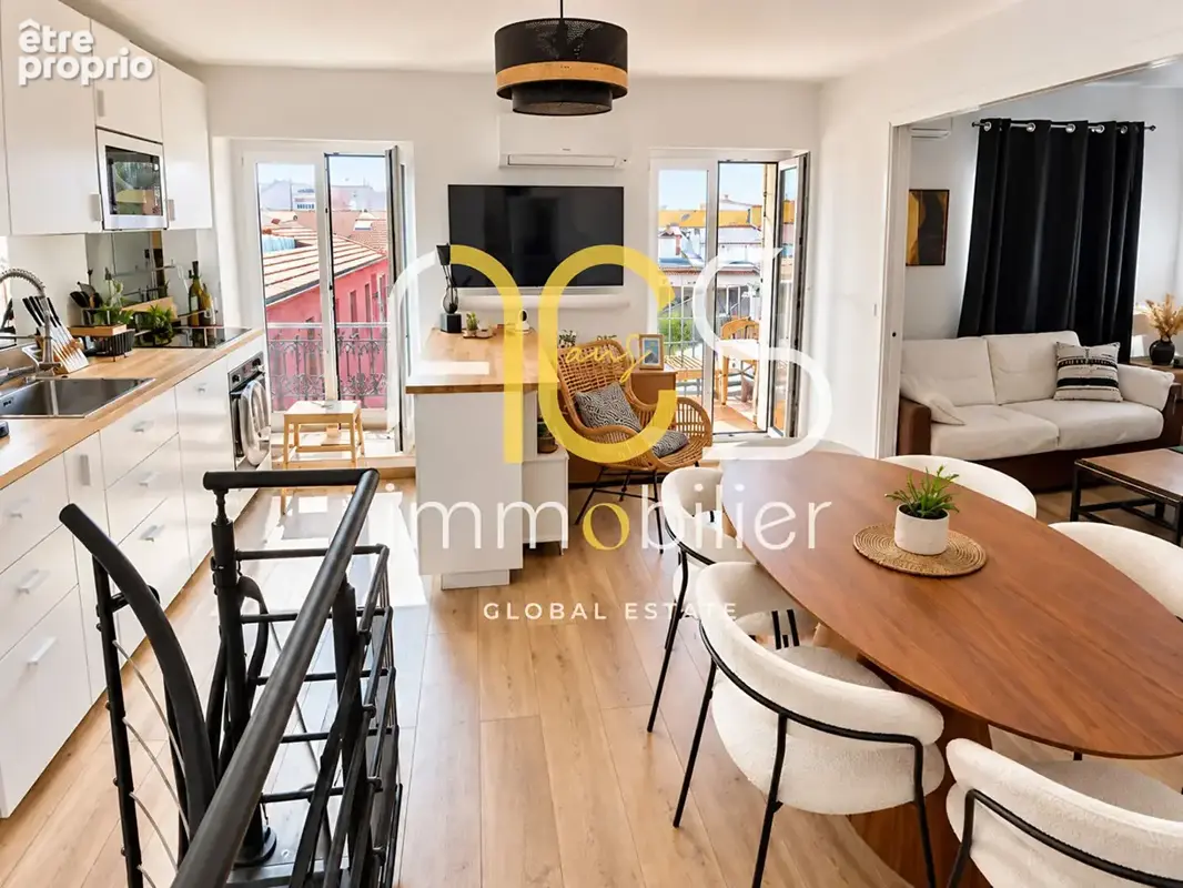 Cannes banane - duplex 3 pièces entièrement rénové avec terrasse - photo 1
