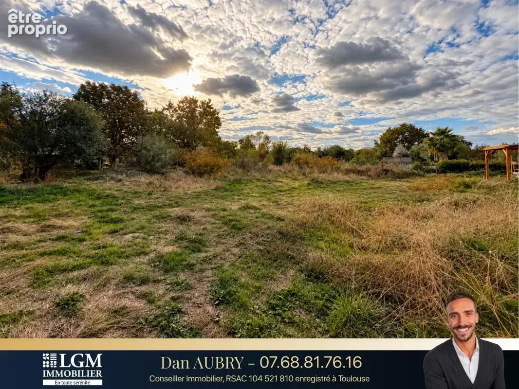 Grazac (31) – terrain de 999 m² au calme, en fond d’impasse  - photo 2