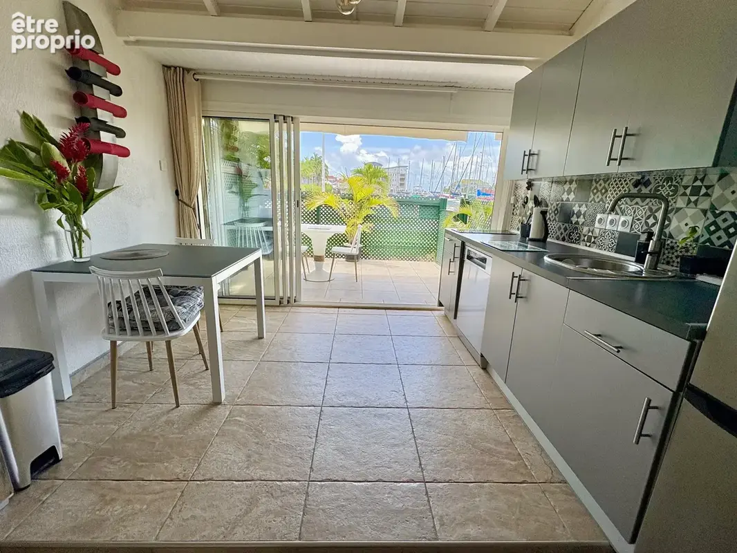 Vue bateaux sur marina t2/3 meuble 33 m2 +terrasse acces piscines et plages - photo 14
