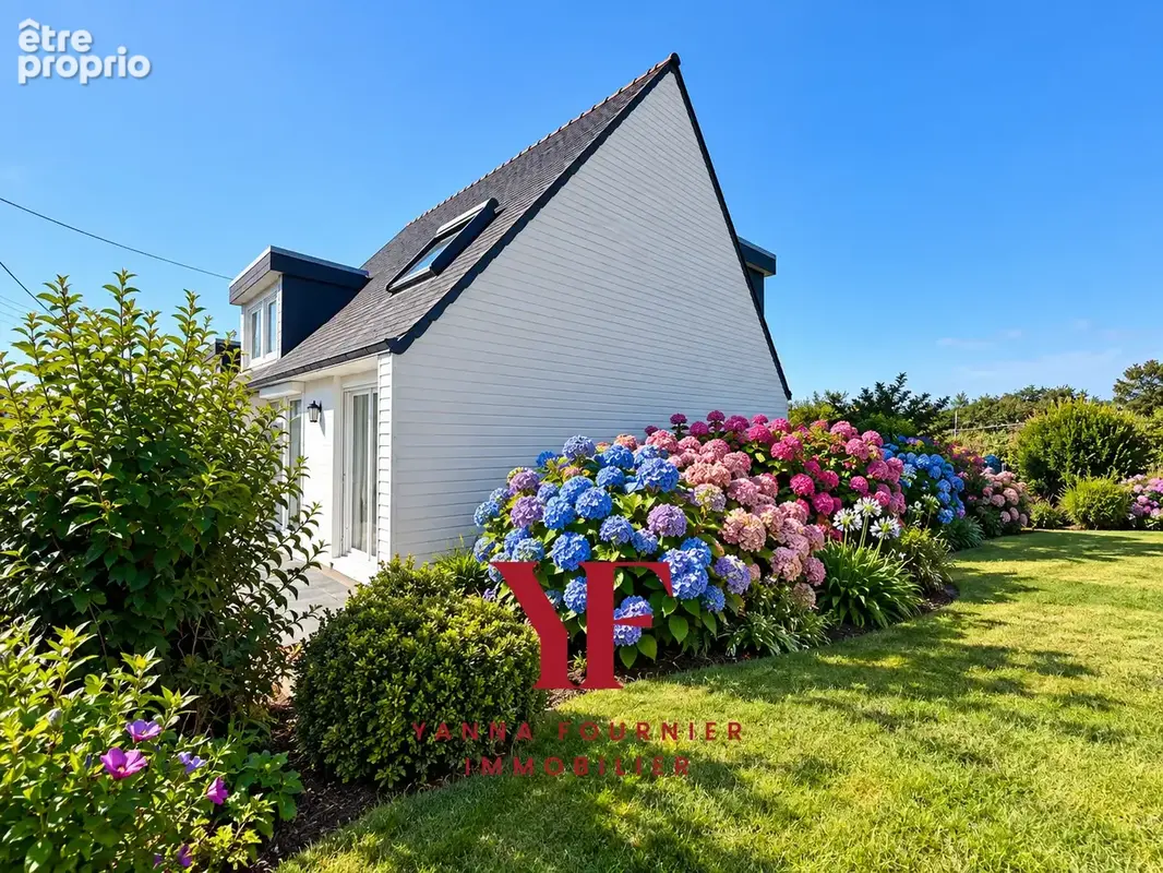 Maison plougastel- daoulas,  4 chambres, 100 m2, 640 m2 terrain, double exposition, garage, parking - photo 2