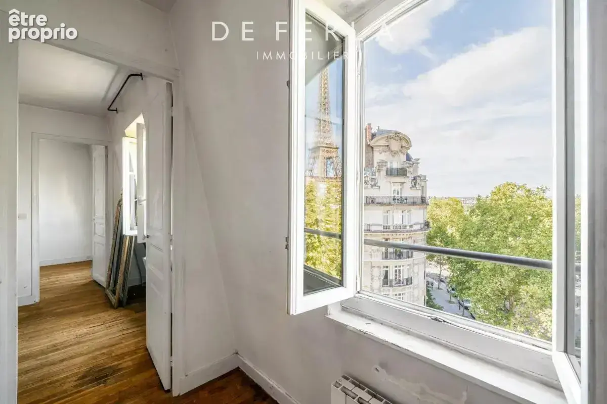 Dernier étage – vue tour eiffel – très lumineux – champ de mars - photo 3
