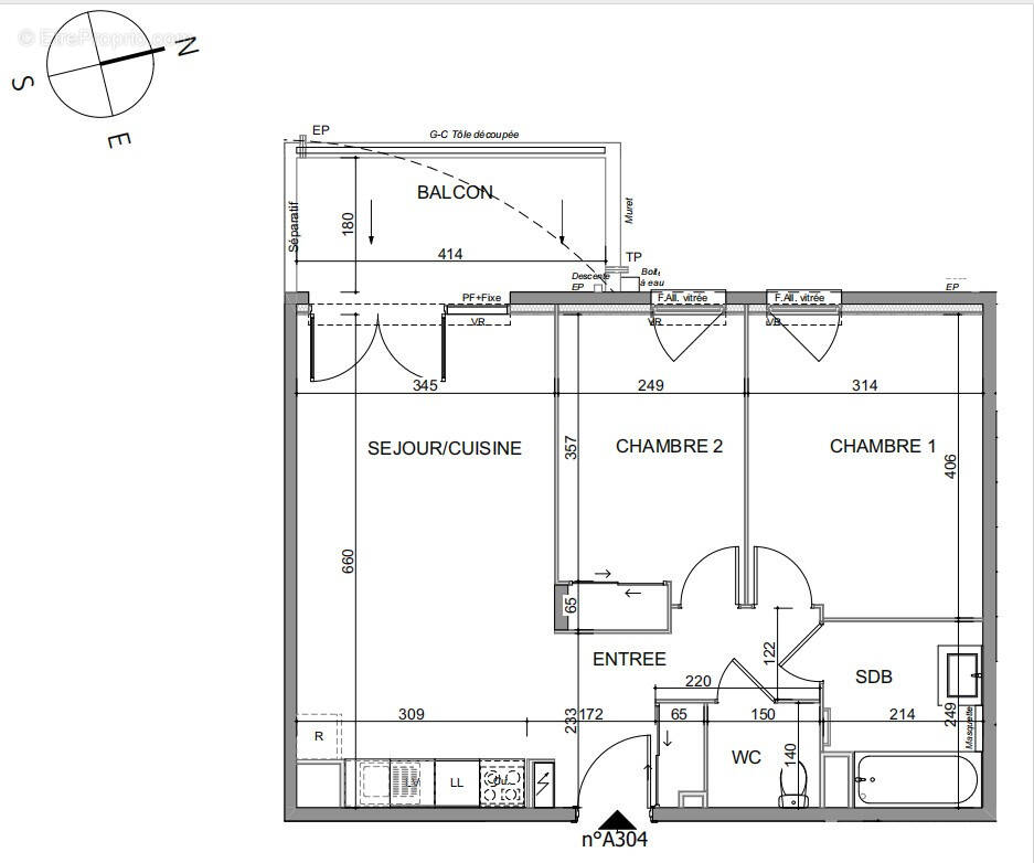 Appartement à LE MUY