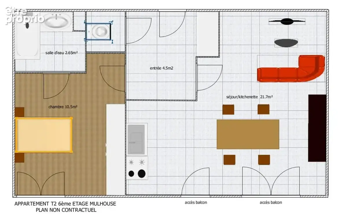 Appartement 2 pièces de 40m² à Mulhouse - photo 3