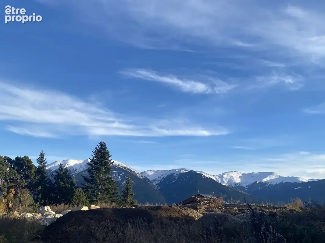FONT-ROMEU - Vente terrain de 1021 m2 en première ligne pour construction chalet fustes - photo 2