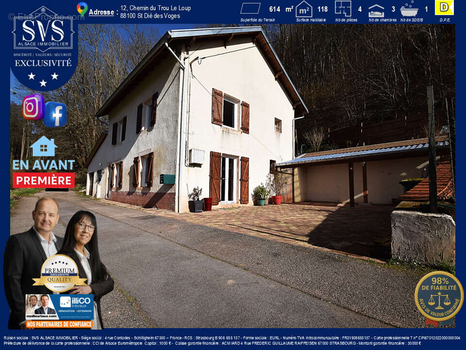 Maison à SAINT-DIE-DES-VOSGES