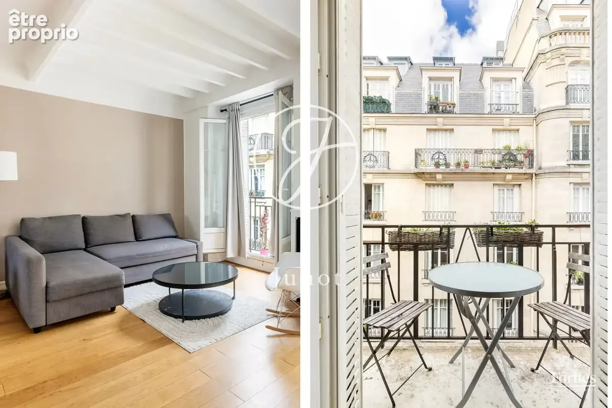 Paris 7e - SUFFREN - Duplex - 3 pièces - 58,69m² Carrez - 61,47m² au sol - 2 chambres - Balcon - photo 2