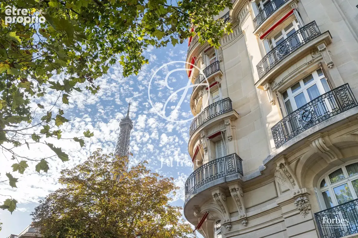 Paris 7e - CHAMP DE MARS - Appartement - 5 pièces - 130,45m² Carrez - 133,35m² au sol - Vues dégagées - photo 14