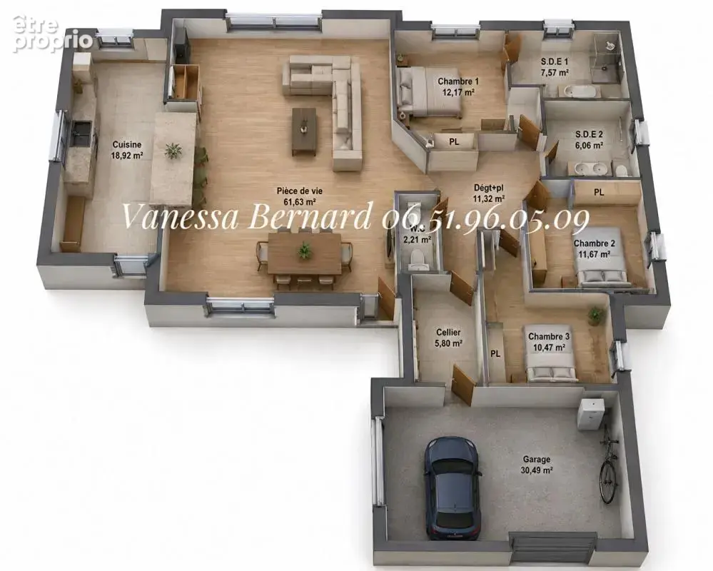 14130 Maison plain pied neuve 150 m² 3 chambres 595 000 Euros - photo 5