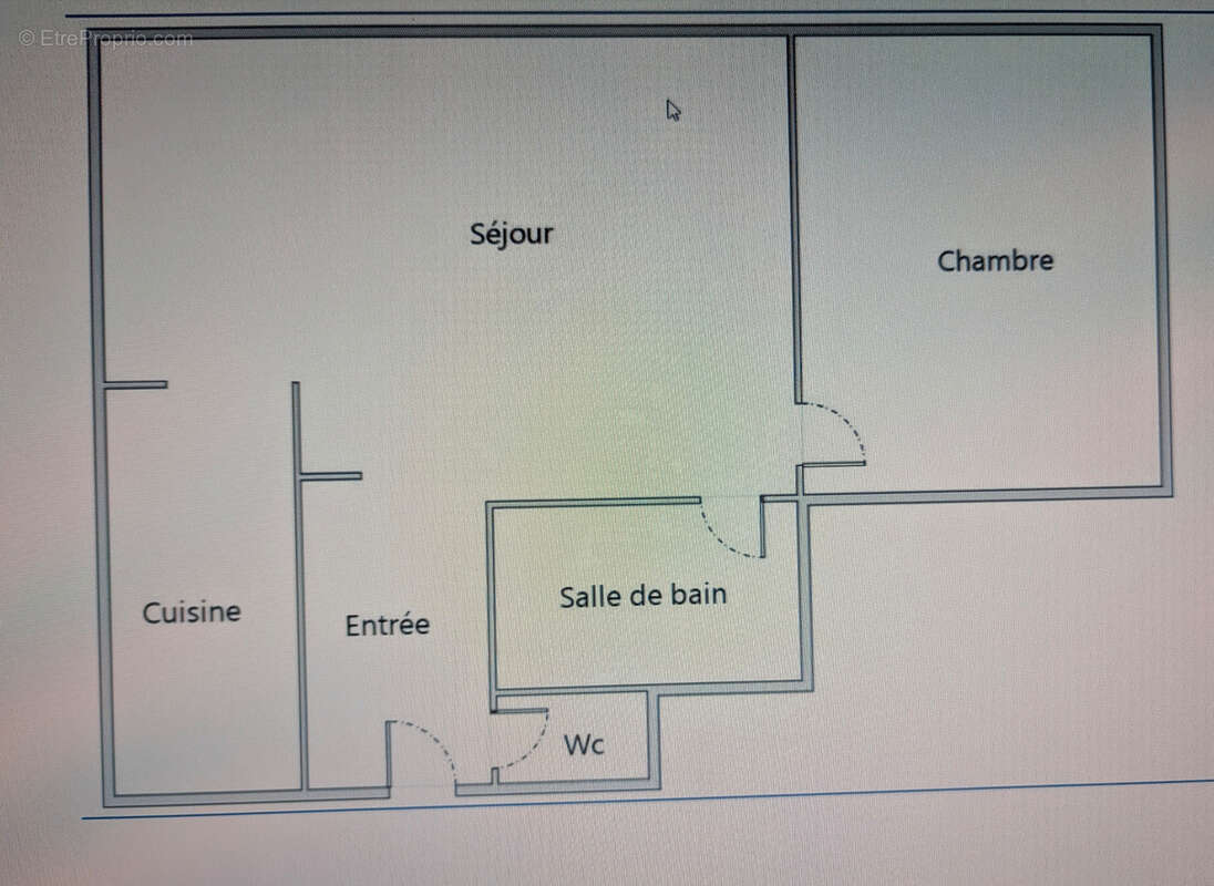 Appartement à vendre 3 pièces GRENOBLE (38) - Bel appartement de 54 m² avec cave et garage, au centre de Grenoble - photo 3