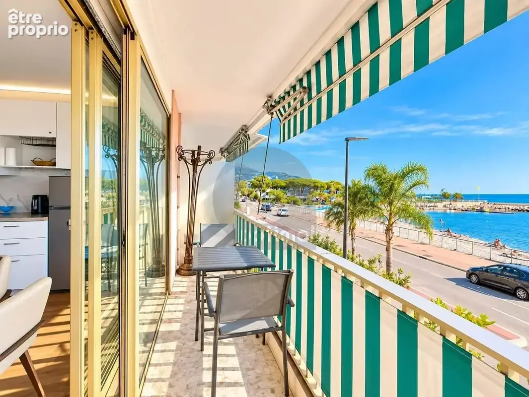 Roquebrune-cap-martin – 2 pièces – terrasse – vue mer - photo 4