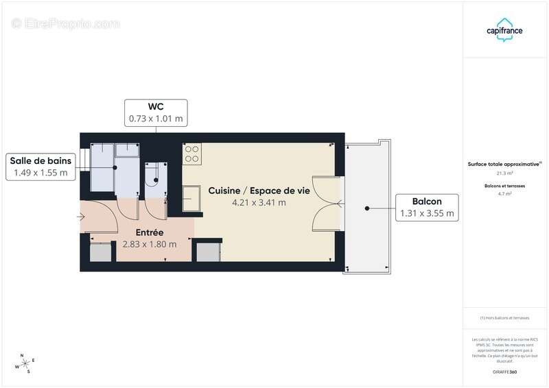 Appartement à MORILLON