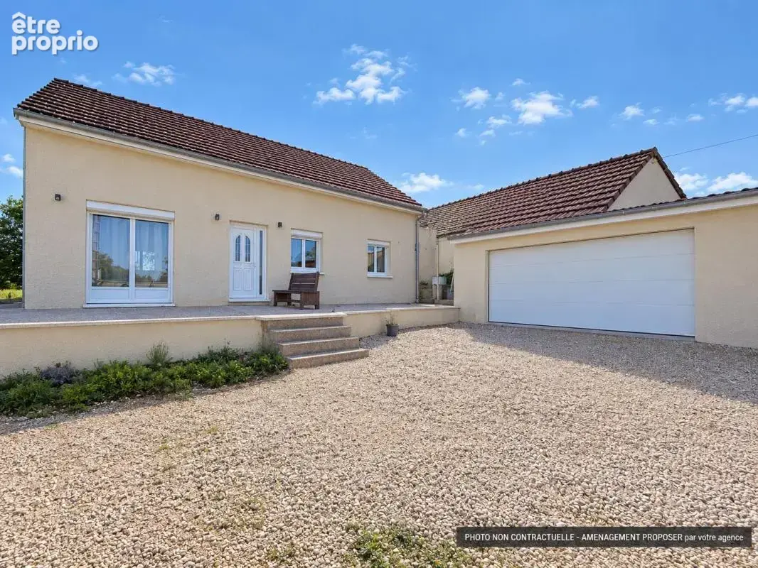 Saint Symphorien sur Saône, Maison de 120,87 m² , 4 chambres, double garage, terrain 696m² - photo 8