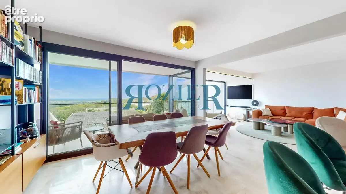 A vendre vallauris  puissanton villa californienne  vue mer 5 pieces 3 chambres 128m2 sur 277 de terrrain - photo 5