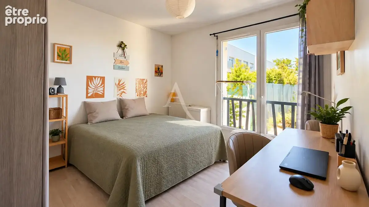 Appartement Villenoy proche gare - F2 - balcon et place de stationnement - dernier étage. - photo 6