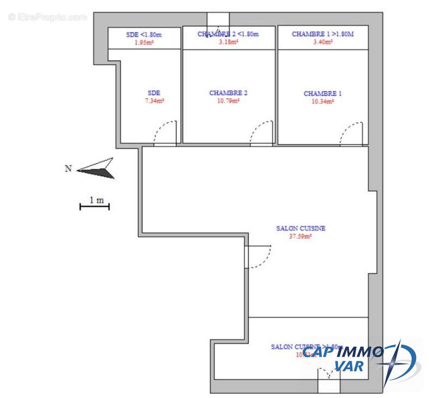 Appartement à LE BEAUSSET