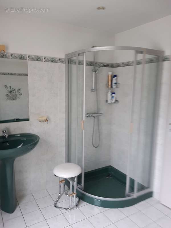 SALLE DE BAINS - LAVABO -  DOUCHE ET BAIGNOIRE - Maison à VERZENAY