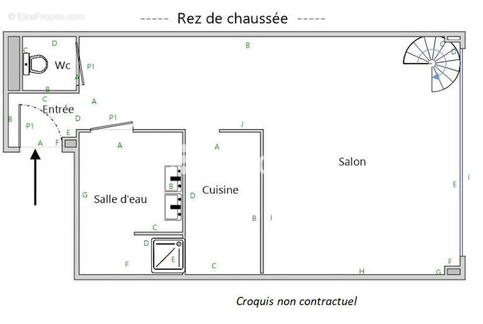 Appartement à PARIS-17E