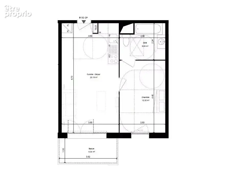 Vente Appartement Le coudray-montceaux(91830) 194 500ï¿œ - photo 3