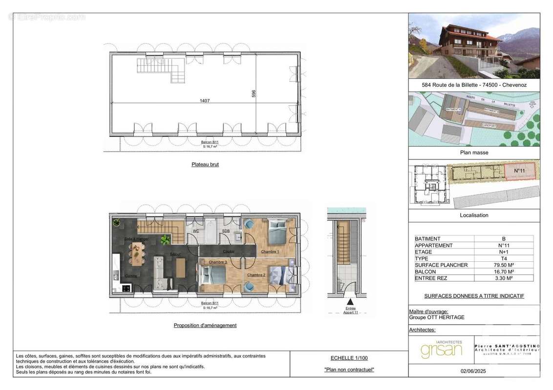 Appartement à CHEVENOZ
