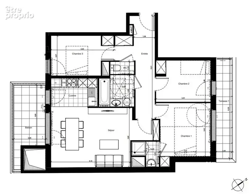 Appartement - photo 4