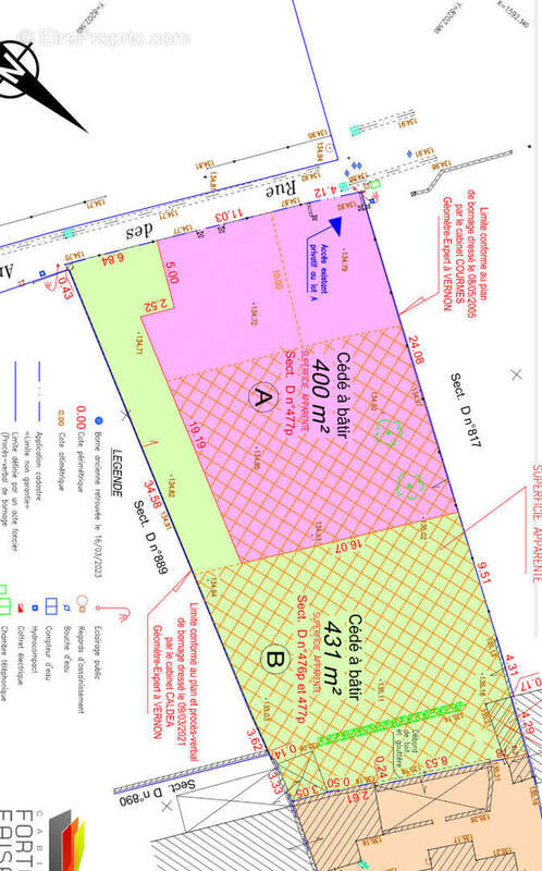 Terrain à LA VILLENEUVE-EN-CHEVRIE