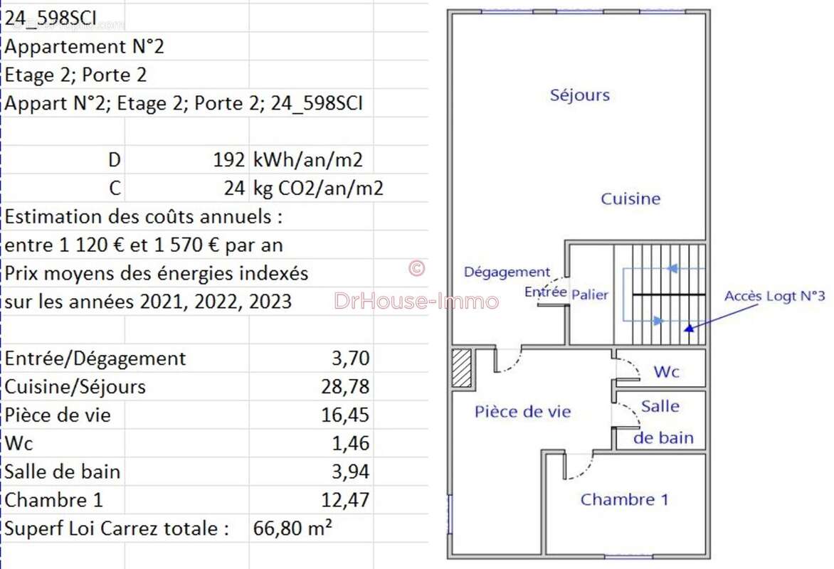 Appartement à SAINT-SAVIN